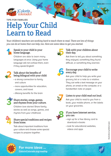 Help your child learn to read