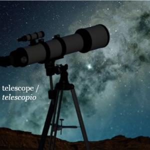 Telescope in front of Milky Way